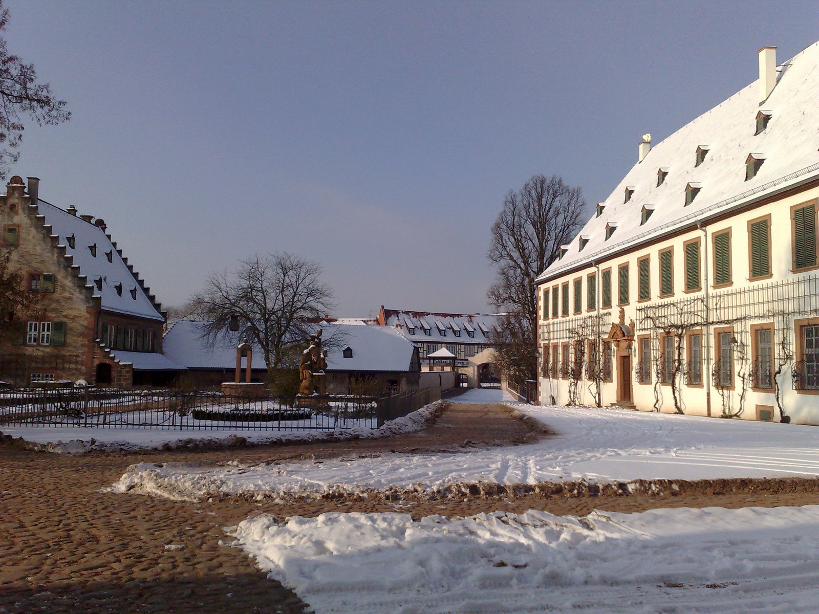Klosterhof Seligenstadt im Winter